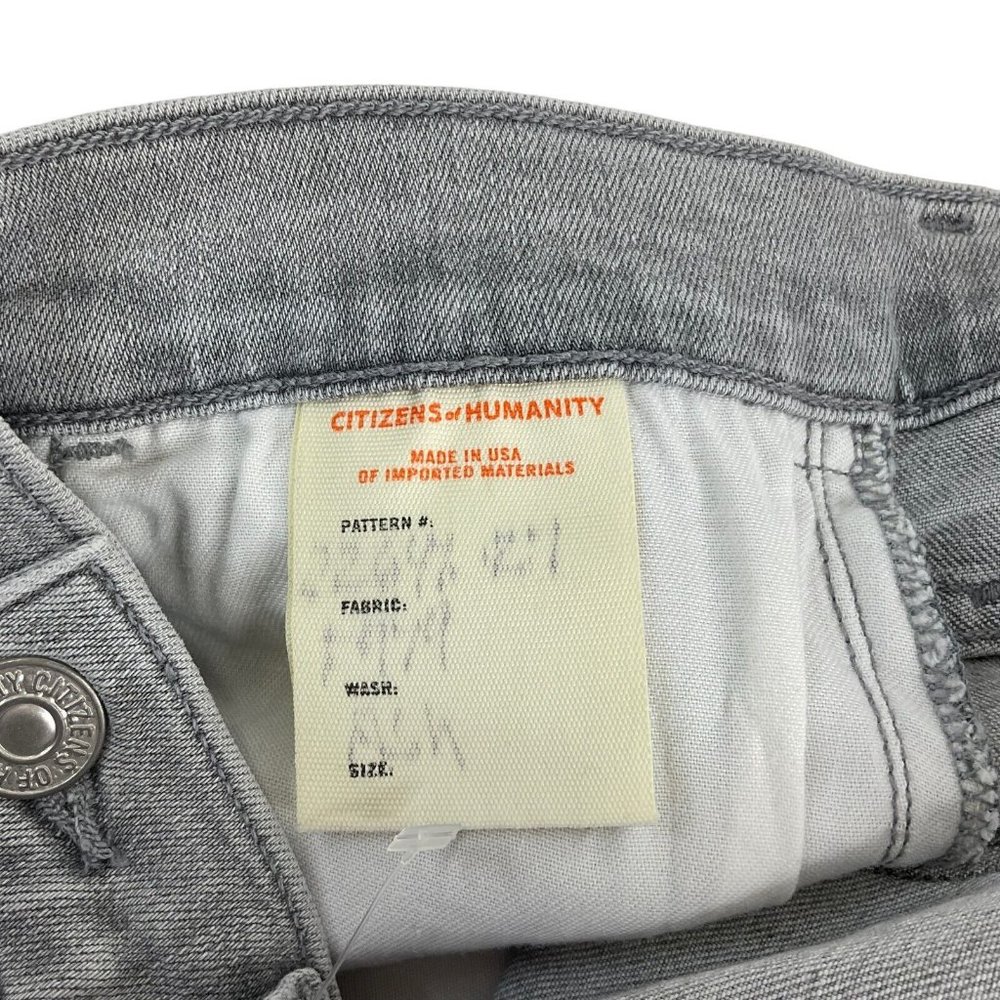Citizens of Humanity Jeans Womens 27 Gray Drew Flounce High Rise Crop $258 Nwt - Picture 10 of 15